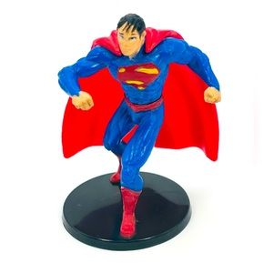 Greenbrier International Inc Superman Figure Toy Cake Topper DC Comics 2.5”